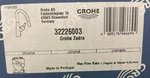 Grohe Zedra 32226003 Pull Down Kitchen Faucet,starlight Chrome,*read*. Fixed Price $244.80.