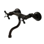 Kingston Brass KS2115BEX Essex Double-handle Wall Mount Bathroom Faucet Oil R.... Fixed Price $188.92.