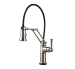 Brizo Artesso Articulating Kitchen Faucet With Smarttouch 64225LF-SS Stainless. Fixed Price $1259.00.