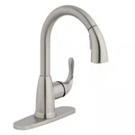 Glacier Bay Dylan 1-HANDLE Pull-down Sprayer Kitchen Faucet Stainless Steel. Fixed Price $49.99.