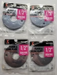 Keeney 0.5-IN Metal Floor And Ceiling Plate K25701 Bathroom Faucets Lot Of 4. Fixed Price $14.99.