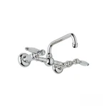 Rohl 115998 Country Double Handle Wall Mounted Bathroom Faucet With Lever. Fixed Price $614.00.