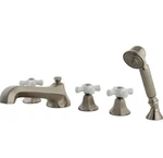 Kingston Brass KS43085PX Roman Tub Faucet With Hand Shower Brushed Nickel. Fixed Price $135.75.