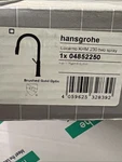 Hansgrohe Locarno 04852250 Pull Down High Arc Kitchen Faucet Brushed Gold Optic. Fixed Price $290.00.