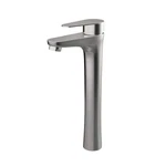 Flg Bathroom Vessel Sink Faucet Stainless Steel Tall 1-HOLE Brushed Nickel. Fixed Price $39.99.
