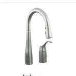 Kholer Faucet Model 649-VS Pull Down W/3 Spray Functions Vibrant Stainless. Fixed Price $322.13.