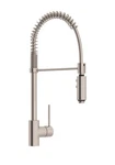 New Rohl Pirellone 1.8 Gpm Single Hole Pull Down Kitchen Faucet Satin Nickel. Fixed Price $1999.00.