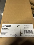 Kraus Urbix 100% Lead-free Kitchen Water Filter Faucet In Brushed Gold, FF-101BG. Fixed Price $49.99.