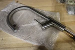 Blanco 526390: Urbena Collection Pull-down Kitchen Faucet Brushed Stainless. Fixed Price $348.82.