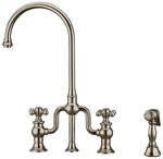 Whitehaus WHTTSCR3-9773-NT Twisthaus Plus 1.5 Gpm Widespread Nickel. Fixed Price $784.00.