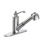 Lisbon Single-handle Pull-out Sprayer Kitchen Faucet Chrome P00131C. Fixed Price $257.98.