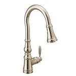 Moen S73004 Weymouth 1.5 Gpm Hole Pull Down Kitchen Faucet - Nickel. Fixed Price $912.57.