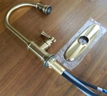 Signature Hardware SHXCAM107BG Amberley Kitchen Faucet Brushed Gold 476858. Fixed Price $299.00.