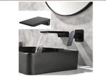 Ukishiro Miko Single-handle High Pressure Wall Mounted Waterfall Bathroom Faucet. Fixed Price $89.00.