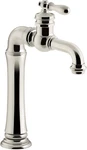 Kohler K-99268-SN Artifacts Gentleman's Bar & Prep Sink Faucet, Polished Nickel. Fixed Price $550.00.