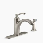 Kohler Linwood Kitchen Faucet With Side Spray (vibrant Stainless) (K-R29669-VS). Fixed Price $99.99.
