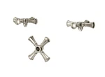 Pfister HHL-LG6TB Nickel Tisbury Tub Filler Cross Handles. Fixed Price $24.98.