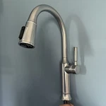 Delta Renaldi 9184-AR-PR-DST Pull-down Kitchen Faucet Arctic Stainless. Fixed Price $174.99.