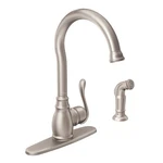 Moen 87650SRS Kitchen Faucet With Side Spray From The Anabelle Collection Spot. Fixed Price $141.56.