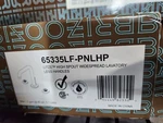 Brizo 65335LF-PNLHP High Spout Widespread Lavatory Less Handles New. Fixed Price $437.10.