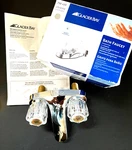 Glacier Bay Bathroom Faucet 2 Glass Knobs Polished Chrome New - Open Box. Fixed Price $14.00.