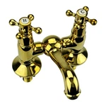 Faucet Tub Solid Brass Bridge 2 Cross Handle 4" Centerset Renovators Supply. Fixed Price $332.99.