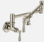 Moen S664NL Traditional Wall Mount Swing Arm Pot Filler Brushed Nickel. Fixed Price $500.00.