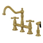 Kingston Brass KS327.AXBS Restoration 1.8 Gpm Widespread Bridge -. Fixed Price $640.22.