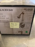 Glacier Bay Builders 1 Handle Tub & Shower Faucet Brushed Nickel HD873X-0804. Fixed Price $39.99.