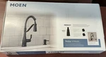Moen 87886BL Nolia Matte Black One Handle Pre Rinse Spring Kitchen Faucet B166. Fixed Price $169.96.