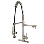 Kingston Brass LS850.DL Concord 1.8 Gpm Hole Pre-rinse Kitchen Nickel. Fixed Price $516.72.