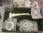 Brizo T67361-PNLHP Rook Roman Tub W/channel Spout Handles, Polished Nickel. Fixed Price $309.95.