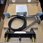 Glacier Bay Constructor Kitchen Faucet With Side Sprayer Chrome HD670099-1B01. Fixed Price $39.95.