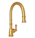 Perrin & Rowe Georgian Era U.4744EG-2 Pull Down Kitchen Faucet English Gold New. Fixed Price $1398.00.