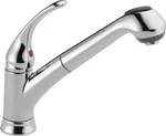 Delta Foundations Pull-out Kitchen Faucet Chrome-certified Refurbished. Fixed Price $91.79.