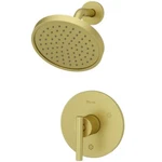 Pfister Contempra 1-HANDLE Shower Faucet Trim, Brushed Gold (valve Not Included). Fixed Price $257.95.