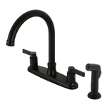 Kingston Brass FB779.NDLSP Nuvofusion 1.8 Gpm Standard Kitchen - Black. Fixed Price $139.72.