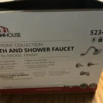 Design House-oakmont Collection-bath & Shower Faucet-satin NICKLE-523480. Fixed Price $60.00.