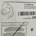 Delta T17T059-SS Trinsic Tempassure Series Valve Trim, Stainless. Fixed Price $325.00.