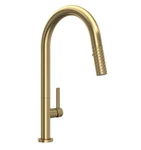 Rohl TE55D1LMAG Tenerife Single Hole Pull Down Kitchen Faucet, Antique Gold *. Fixed Price $675.00.