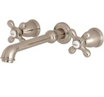 E-3. Kingston Brass KS7028AX English Country Roman Tub Faucet Brushed Nickel. Fixed Price $109.99.