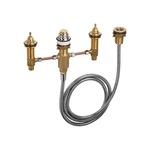 HANSGROHE4-HOLE Roman Tub Filler With Hand Shower 1/2" Rough In 06646000. Fixed Price $150.00.