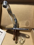 Olympia K-4160 Single Handle Kitchen Faucet: Chrome Missing Parts. Fixed Price $29.99.