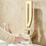 Waterfall Bathroom Sink Faucet Single Handle 1 Hole Modern Vanity Basin Mier Tap. Fixed Price $37.99.