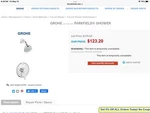 Grohe 35 039 000 Park Field Pressure Balanced Shower With Valve Trim,. Fixed Price $40.00.