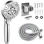 Watfigby Rv Shower Head With Hose, Handheld, 10 Modes Silver. Fixed Price $35.92.