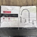 Delta Kitchen Faucet Lorain 21716LF-OB Oil Rubbed Bronze W/side Sprayer. Fixed Price $60.99.