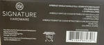 Signature Hardware SHXCAM107PN Amberley Handle Pull-down Kitchen Faucet Read. Fixed Price $319.99.