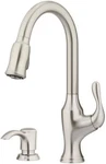 Pfister Deming Kitchen Faucet Spot Defense Stainless Steel F529-7DMGS. Fixed Price $169.99.