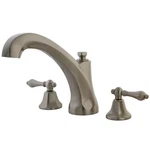 Kingston Brass KS432.AL Metropolitan Deck Mounted Roman Tub - Nickel. Fixed Price $471.22.